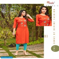 Smylee Apsara Vol-3 Wholesale Heavy Lurex Work Long Kurtis