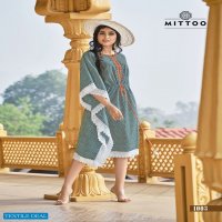 AROHI BY MITTOO RAYON PRINTED FANCY KAFTAN COLLECTION