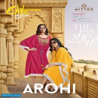 AROHI BY MITTOO RAYON PRINTED FANCY KAFTAN COLLECTION