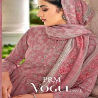 PRM Vogue Vol-2 Wholesale Pure Jam Cotton Emb Work Salwar Kameez