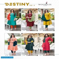 WOOGLEE DESTINY VOL 4 FULL STITCH TOP BOTTOM WITH DUPATTA COLLECTION