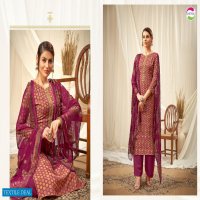 Sarthak Cherry wholesale Pure Muslin Silk Dress Material
