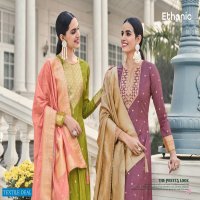 Ethanic Albeli Wholesale Azza Silk Jacwuard Salwar Kameez