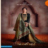 Mumtaz Art Naadirah Vol-2 Wholesale Pure Jam Satin Work Dress Material