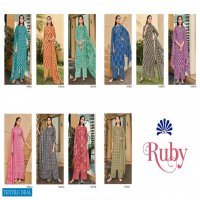 Radha Fab Ruby Wholesale Cotton Work Dress Material