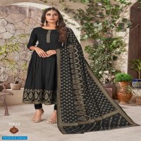 PANKH VOL 3 BY BANWERY RAYON DESIGNER LONG KURTIS WITH FANCY DUPATTA