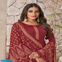 PANKH VOL 3 BY BANWERY RAYON DESIGNER LONG KURTIS WITH FANCY DUPATTA