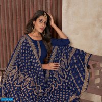 PANKH VOL 3 BY BANWERY RAYON DESIGNER LONG KURTIS WITH FANCY DUPATTA