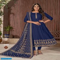 PANKH VOL 3 BY BANWERY RAYON DESIGNER LONG KURTIS WITH FANCY DUPATTA