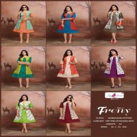 FRENY VOL-3 BY FLY FREE HEAVY HANDLOOM COTTON KURTI CATALOG WHOLESALER BEST RATE