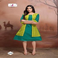 FRENY VOL-3 BY FLY FREE HEAVY HANDLOOM COTTON KURTI CATALOG WHOLESALER BEST RATE