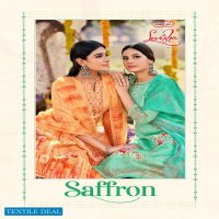 Levisha Saffron Wholesale Zam Cotton Dress Material