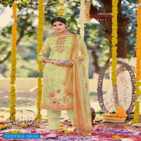 Levisha Saffron Wholesale Zam Cotton Dress Material