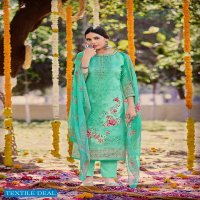 Levisha Saffron Wholesale Zam Cotton Dress Material