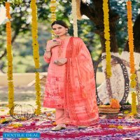 Levisha Saffron Wholesale Zam Cotton Dress Material