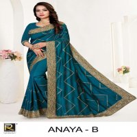 ANAYA BY RANJNA SAREE EMBROIDERY WARKED DESIGNER SAREE COLLECTION