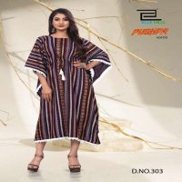BLUE HILLS PUSHPA VOL 3 RAYON PRINTED KAFTAN COLLECTION