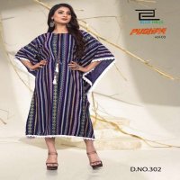 BLUE HILLS PUSHPA VOL 3 RAYON PRINTED KAFTAN COLLECTION