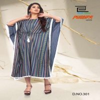BLUE HILLS PUSHPA VOL 3 RAYON PRINTED KAFTAN COLLECTION