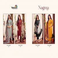 NAGMA VOL 1 BY VARDAN JAM COTTON HANDWORK READYMADE SUITS WHOLESALER