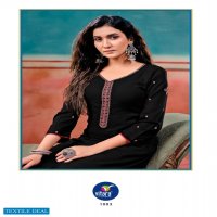Vitara Gloster Wholesale Reyon Kurti With Pant Catalogs
