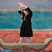 Vitara Gloster Wholesale Reyon Kurti With Pant Catalogs
