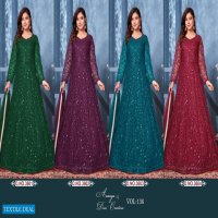 Twisha Aanaya Vol-136 Wholesale Designer Anarkali Salwar Kameez