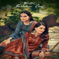 FASHION ERA BY ZULFAT JAM COTTON PRINTED DRESS MATERIALS SUPPLIER
