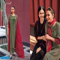 Kalakirti Shivina Wholesale Pure Jam Satin Hand Work Salwar Kameez