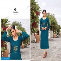 Jinesh Anamika Wholesale Reyon Fabrics Hand work Kurtis