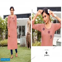 Jinesh Anamika Wholesale Reyon Fabrics Hand work Kurtis