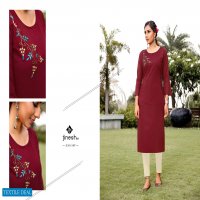 Jinesh Anamika Wholesale Reyon Fabrics Hand work Kurtis