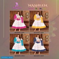 Poonam Nasheen Wholesale Anarkali Kurti With Dupatta