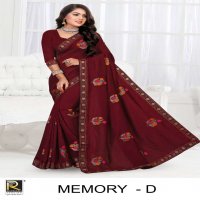MEMORY BY RANJNA SAREE VICHITRA SILK FANCY THREAD WORKED DESIGNER SAREE COLLECTON