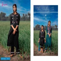 Psyna Punjabi Kudi Wholesale Long Kurti With Jacket And Pants