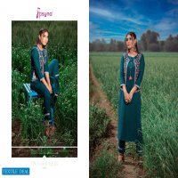 Psyna Punjabi Kudi Wholesale Long Kurti With Jacket And Pants
