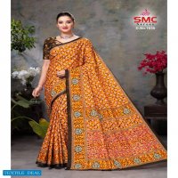 SMC Pallavi Wholesale Cotton Printed Indian Sarees