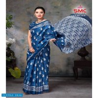 SMC Pallavi Wholesale Cotton Printed Indian Sarees