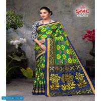 SMC Pallavi Wholesale Cotton Printed Indian Sarees
