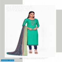 LT Nitya Princy Wholesale Chanderi Buti Embroidered Dress Material