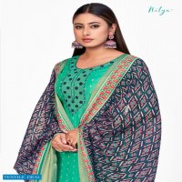 LT Nitya Princy Wholesale Chanderi Buti Embroidered Dress Material