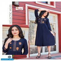 Smylee Moksha Vol-4 Wholesale Designer Long Kurtis