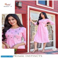 Smylee Moksha Vol-4 Wholesale Designer Long Kurtis