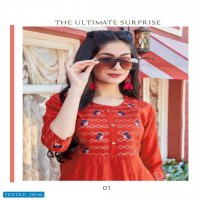 Smylee Moksha Vol-4 Wholesale Designer Long Kurtis