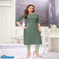 Selesta Maanvi Wholesale Pure Chinon Silk With Siroski Work Kurtis