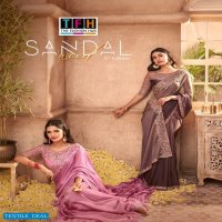 TFH SANDALWOOD VOL 9 SILK DESIGNER WEDDING FANCY SAREES