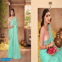 TFH SANDALWOOD VOL 9 SILK DESIGNER WEDDING FANCY SAREES