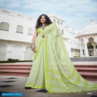 MANDOLA BY LT FASHION VISCOSE CHIFFON DESIGNER FANCY SAREE
