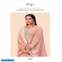 LT Nitya Snow Lady Wholesale Chanderi Fabrics On Neck Work Dress Material