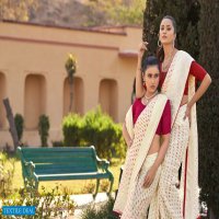 AMBER PLUS BY 5D DESIGNER GEORGETTE FANCY SAREES